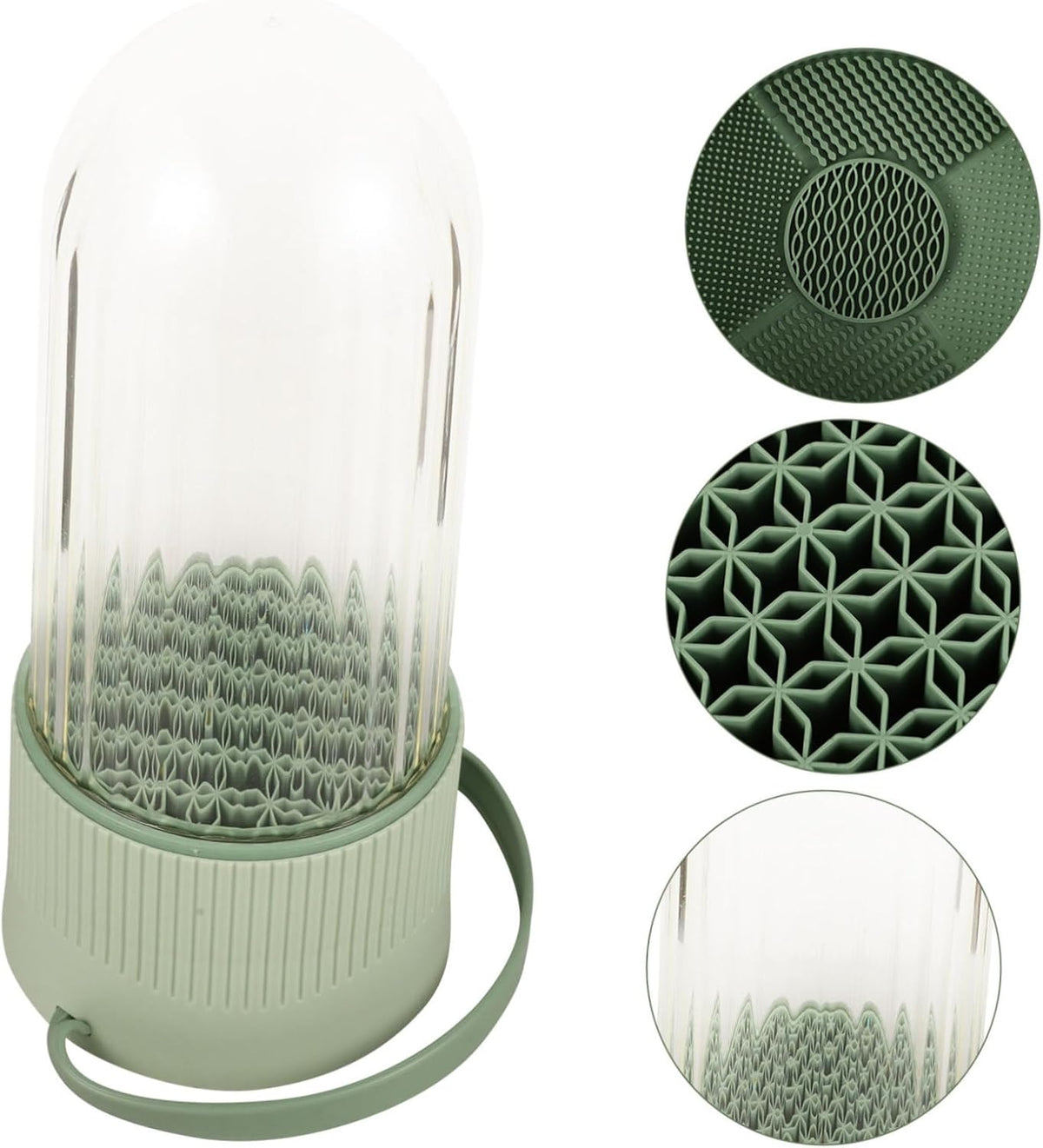 Silicone Makeup Brush Cleaner Box for Travel Beauty Tools