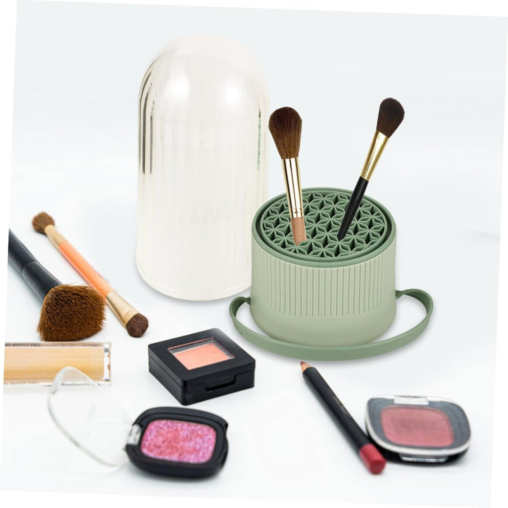 Silicone Makeup Brush Cleaner Box for Travel Beauty Tools