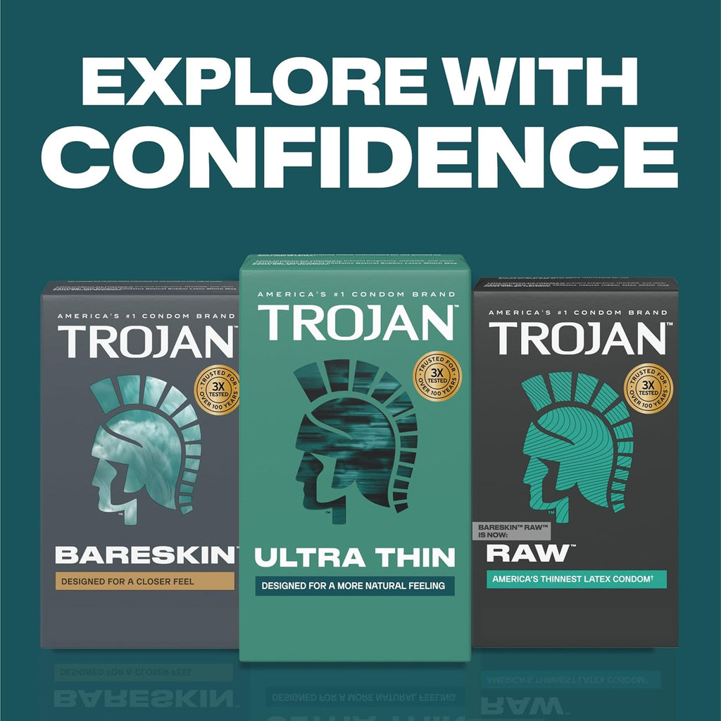 Ultra Thin Latex Condoms for Men, 36 Count