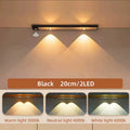LED Ultra-Thin Wireless Under Cabinet Motion Sensor Lights with 3-Color Dimming for Kitchen, Bedroom, and Wardrobe