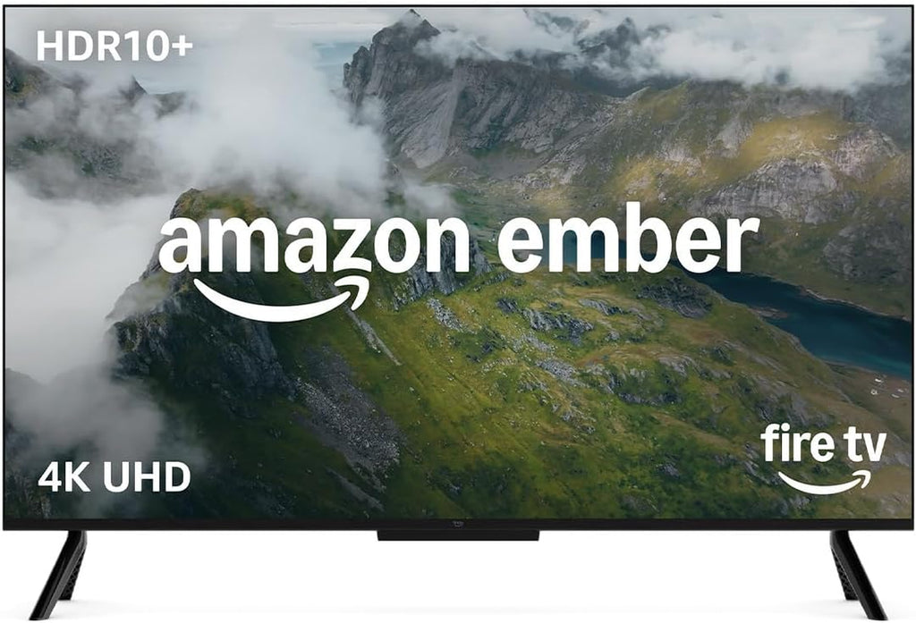Ember 55" 4-Series with Fire TV (Newest Model), 4K Ultra HD Smart TV with Alexa Remote, HDR10+, Fast Processor, Dolby Audio, Ambient Experience, Free and Live TV, Find Shows Faster with Alexa+