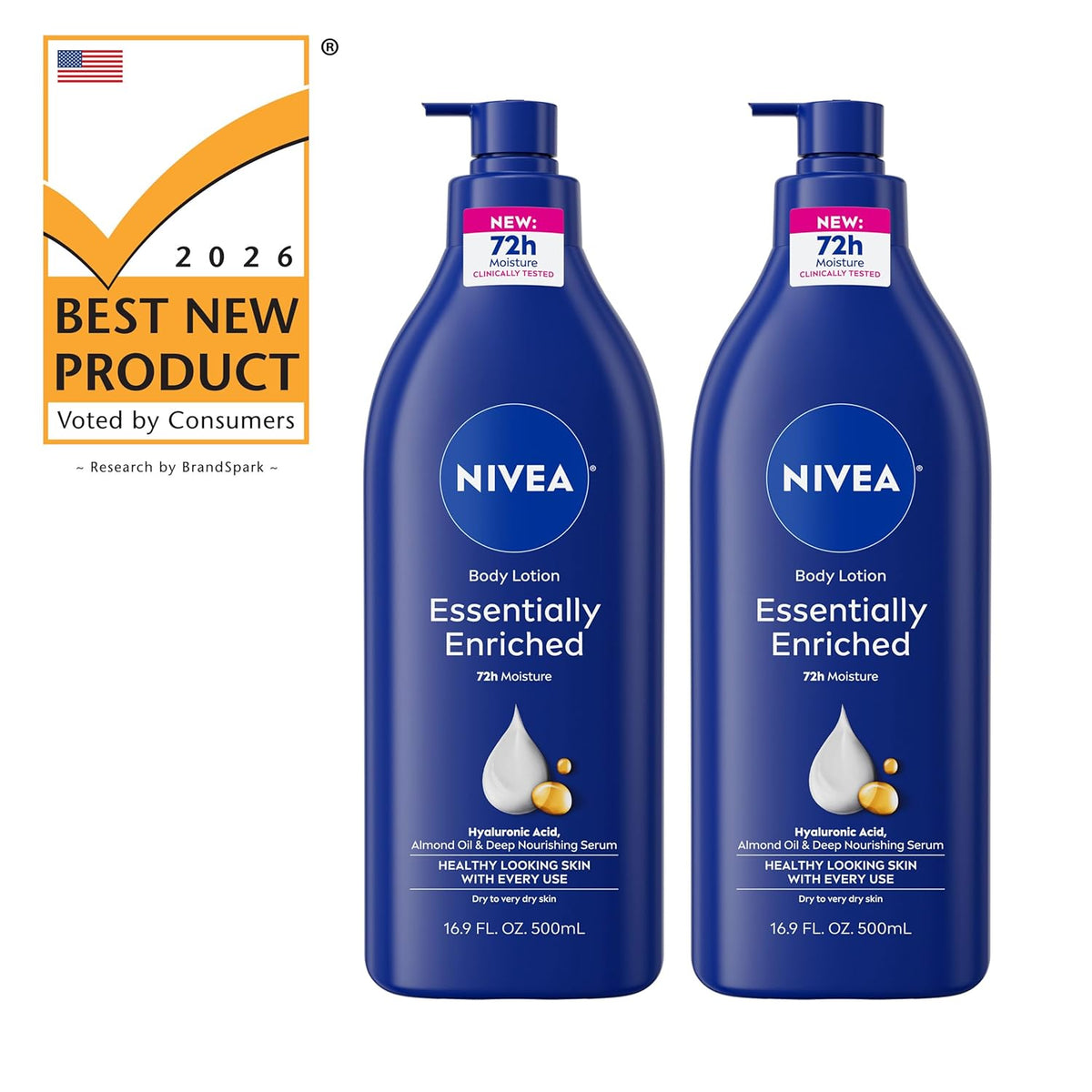 Essentially Enriched Body Lotion, Value Pack, 2 X 16.9 FL OZ