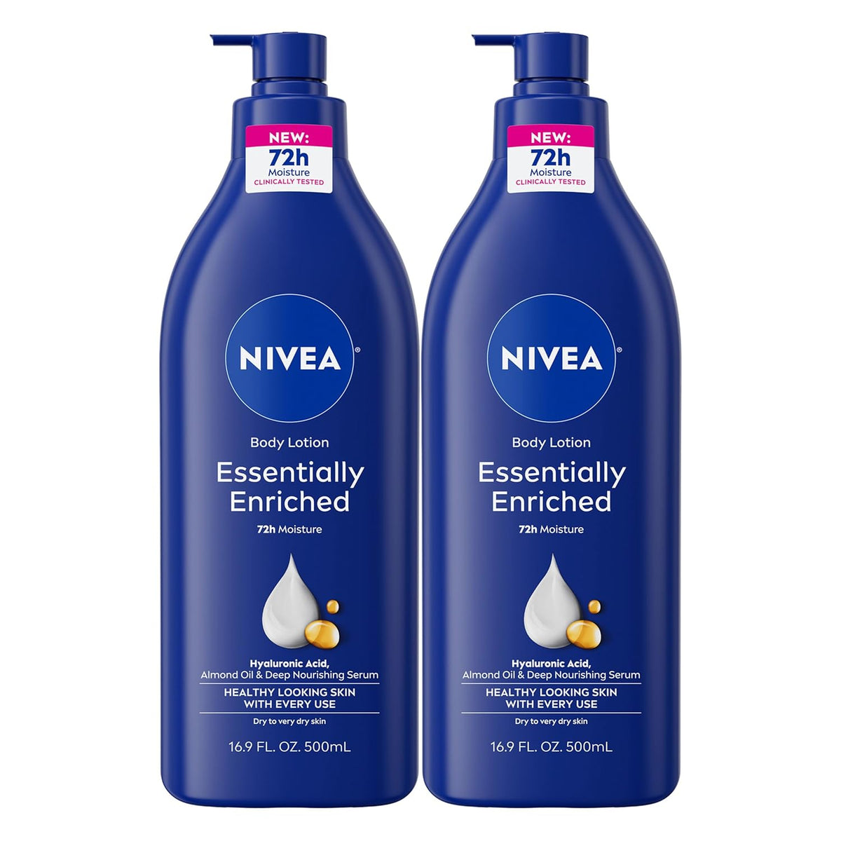 Essentially Enriched Body Lotion, Value Pack, 2 X 16.9 FL OZ